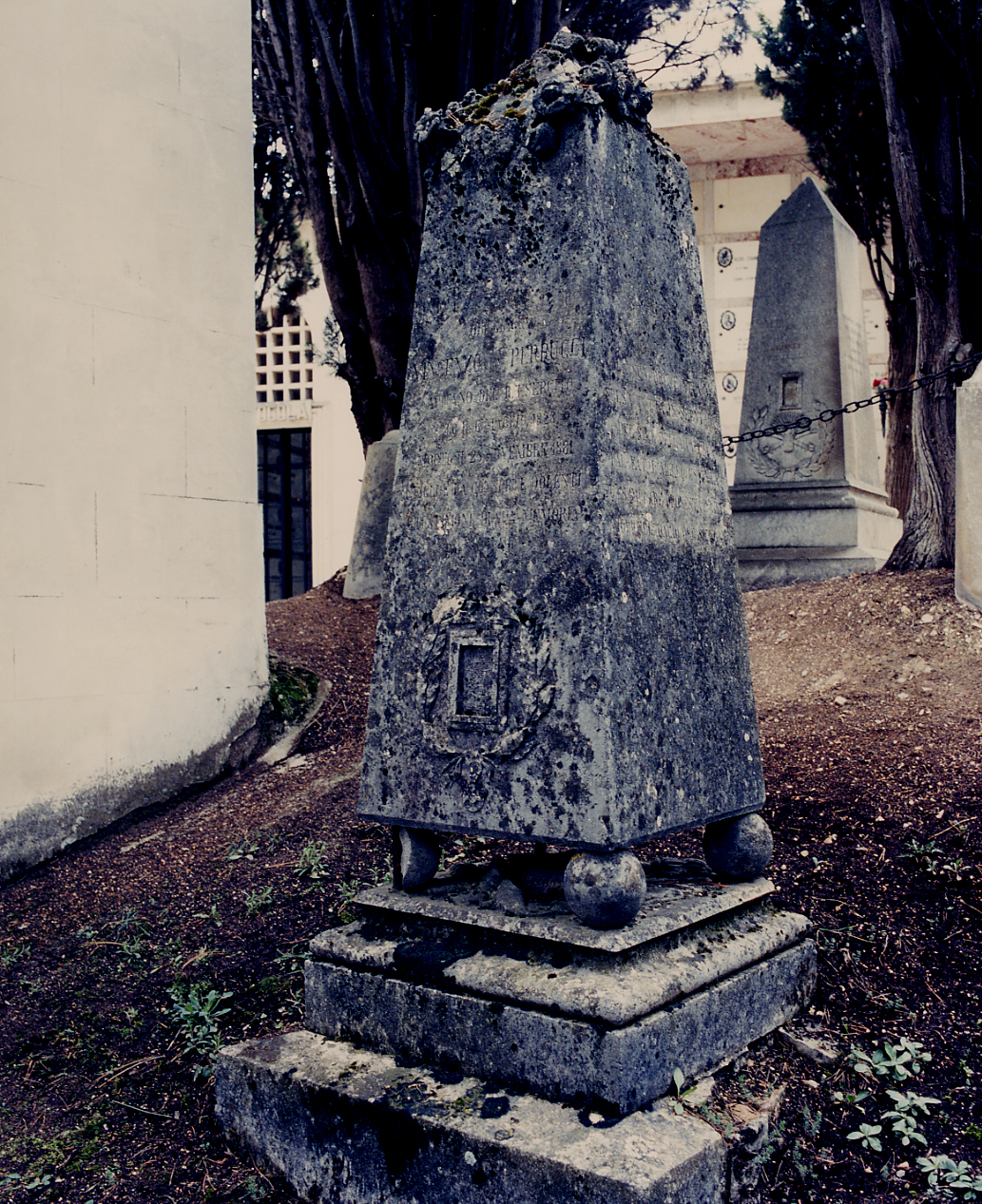 monumento funebre - ambito abruzzese (sec. XIX)