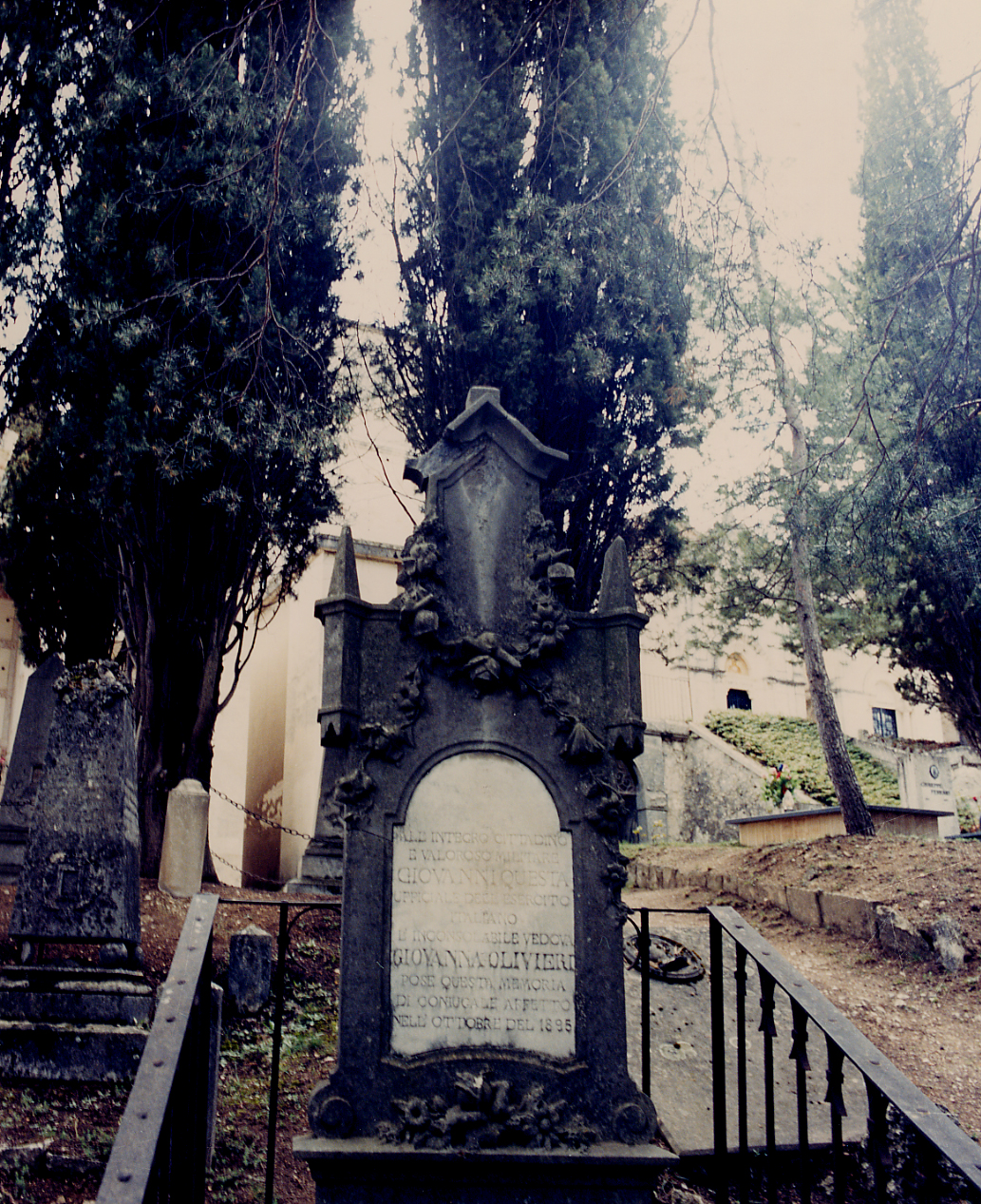 stele funeraria - ambito Italia centrale (sec. XIX)