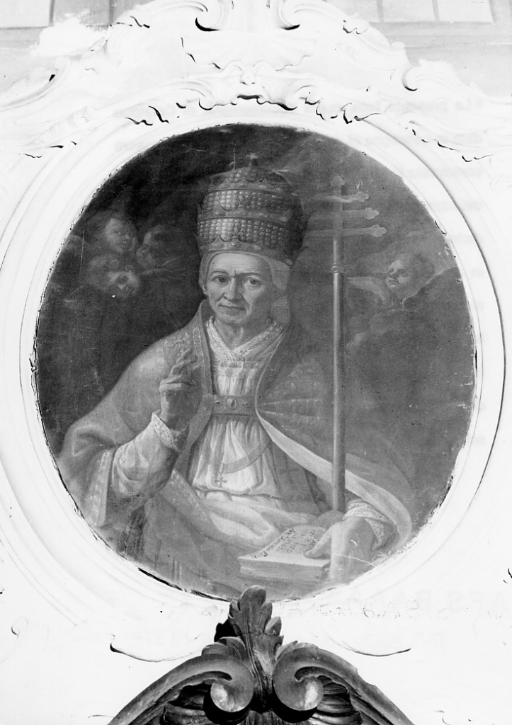 SAN PIETRO CELESTINO (dipinto) di Sorrentini Antonio (sec. XVIII)
