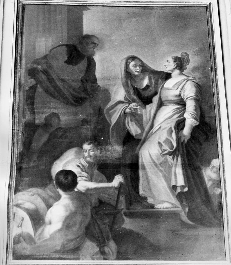 VISITAZIONE (dipinto) di Volpi Luigi (sec. XVIII)