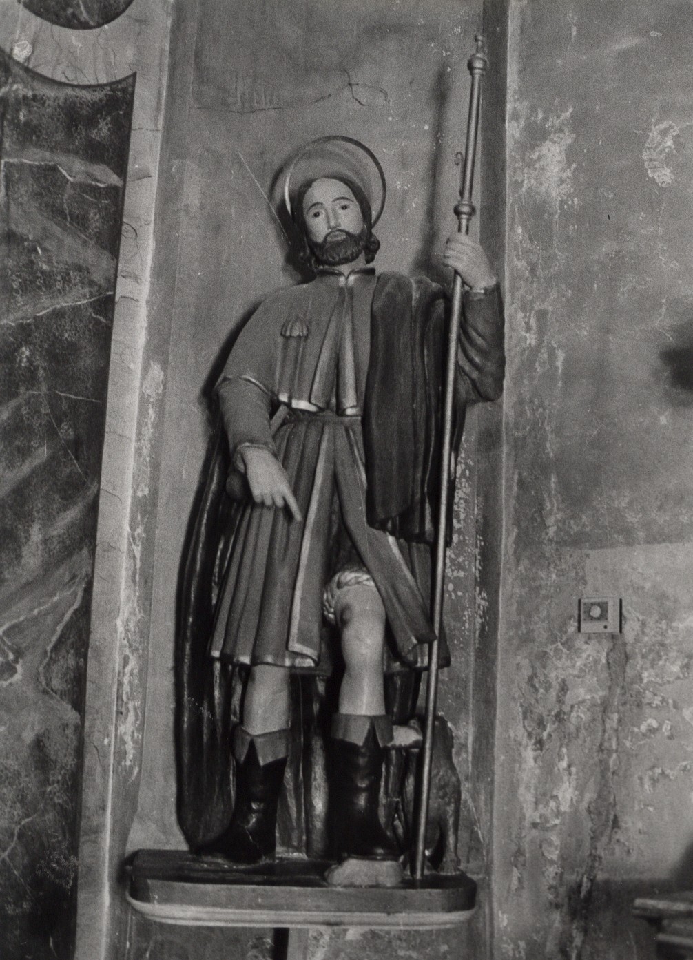 SAN ROCCO (statua) di Nusca Michele (sec. XIX)