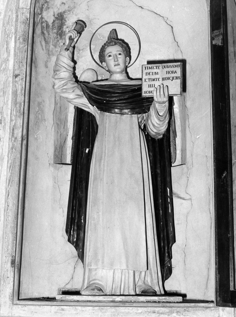 SAN VINCENZO FERRERI (statua) - ambito Italia centrale (sec. XVII)