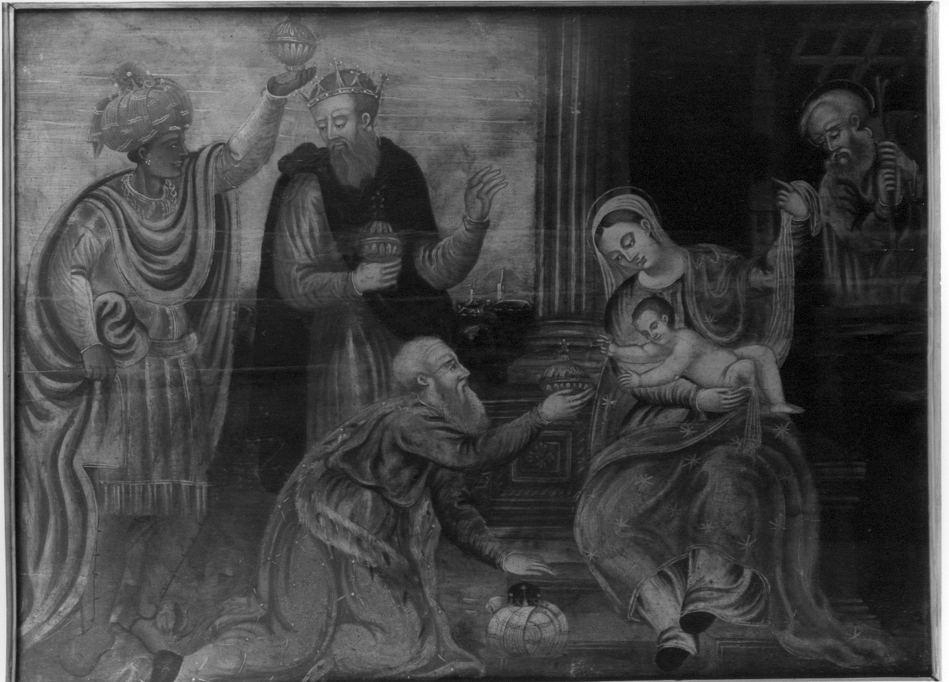 Adorazione dei magi, adorazione dei Re Magi (icona) - ambito adriatico (seconda metà sec. XVIII)