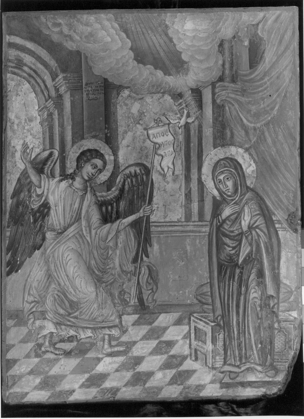 Annunciazione, Annunciazione (icona) di Karusos Eustathios (attribuito) (seconda metà sec. XVIII)