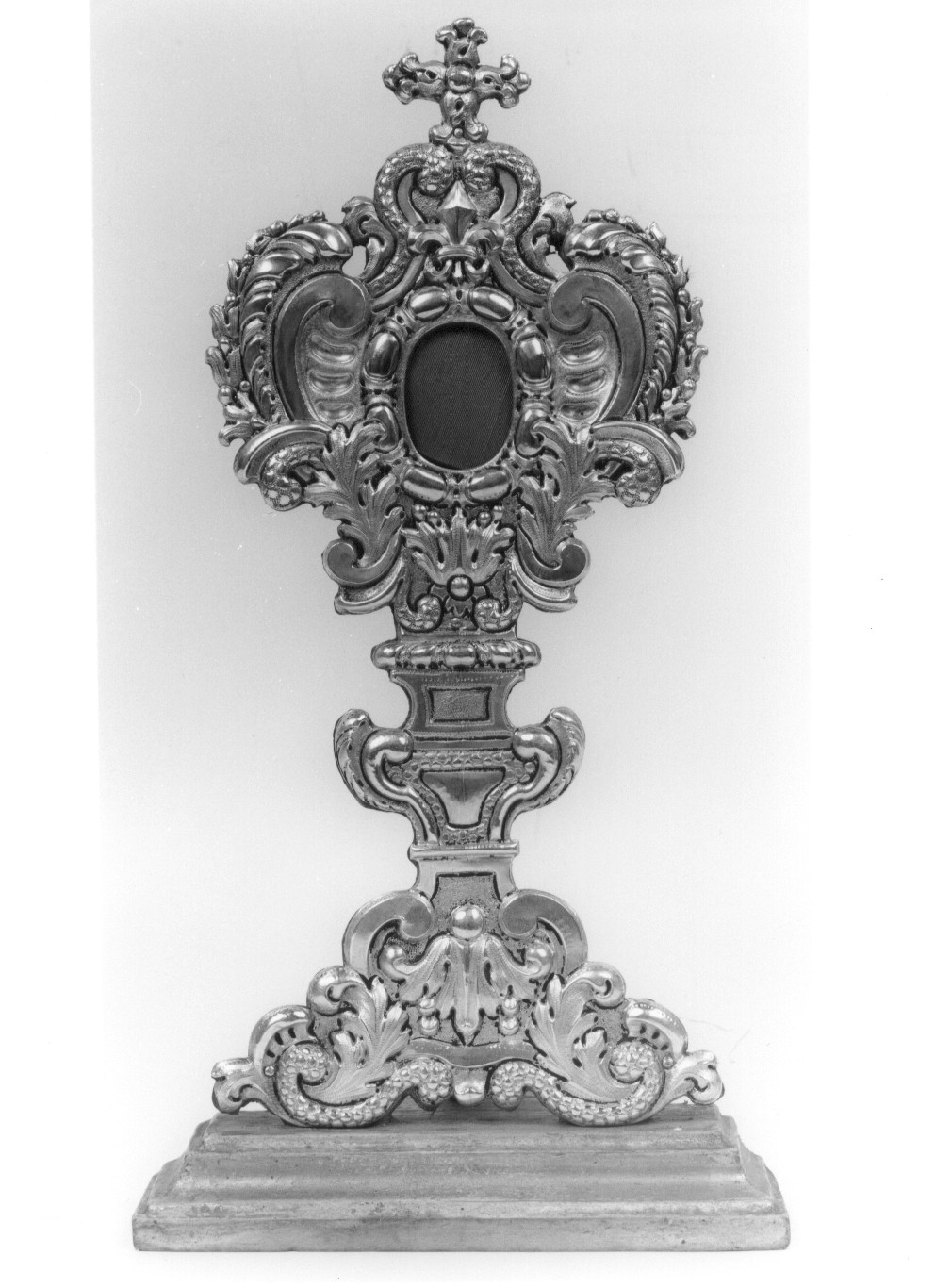 espositorio processionale - manifattura romana (seconda metà, prima metà sec. XVIII, sec. XX)