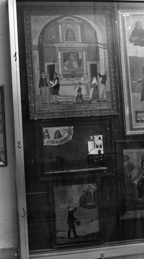 Scena di un miracolo (ex voto, serie) - ambito Italia centrale (sec. XIX)