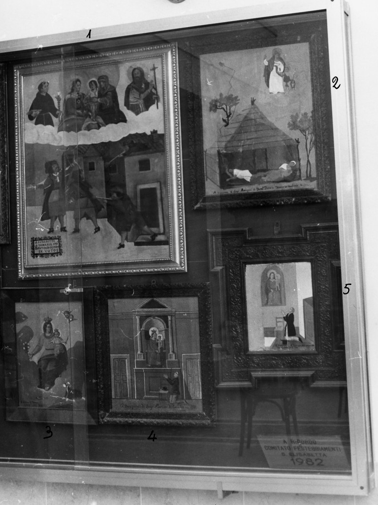 Scena di un miracolo (ex voto) - ambito Italia centrale (sec. XIX)