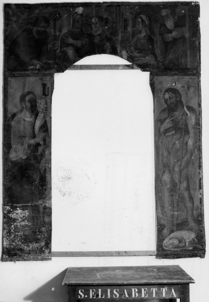 Incontro di Elisabetta con Maria Vergine (dipinto) - ambito Italia centrale (sec. XVII)