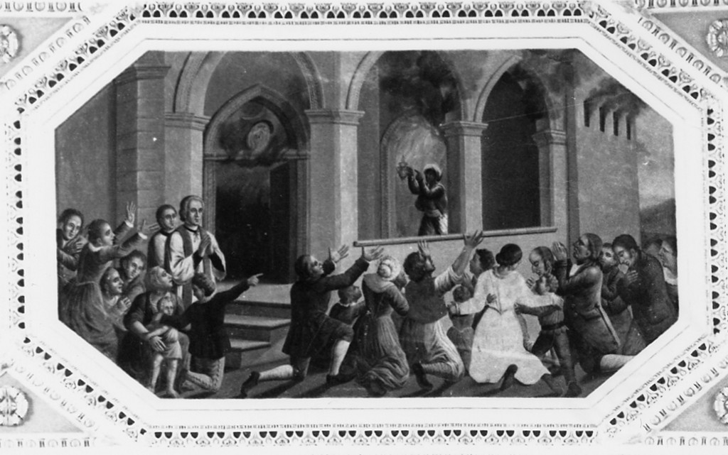 Il miracolo della S. Spina (dipinto) di Marchesani Andrea (attribuito) (sec. XIX)