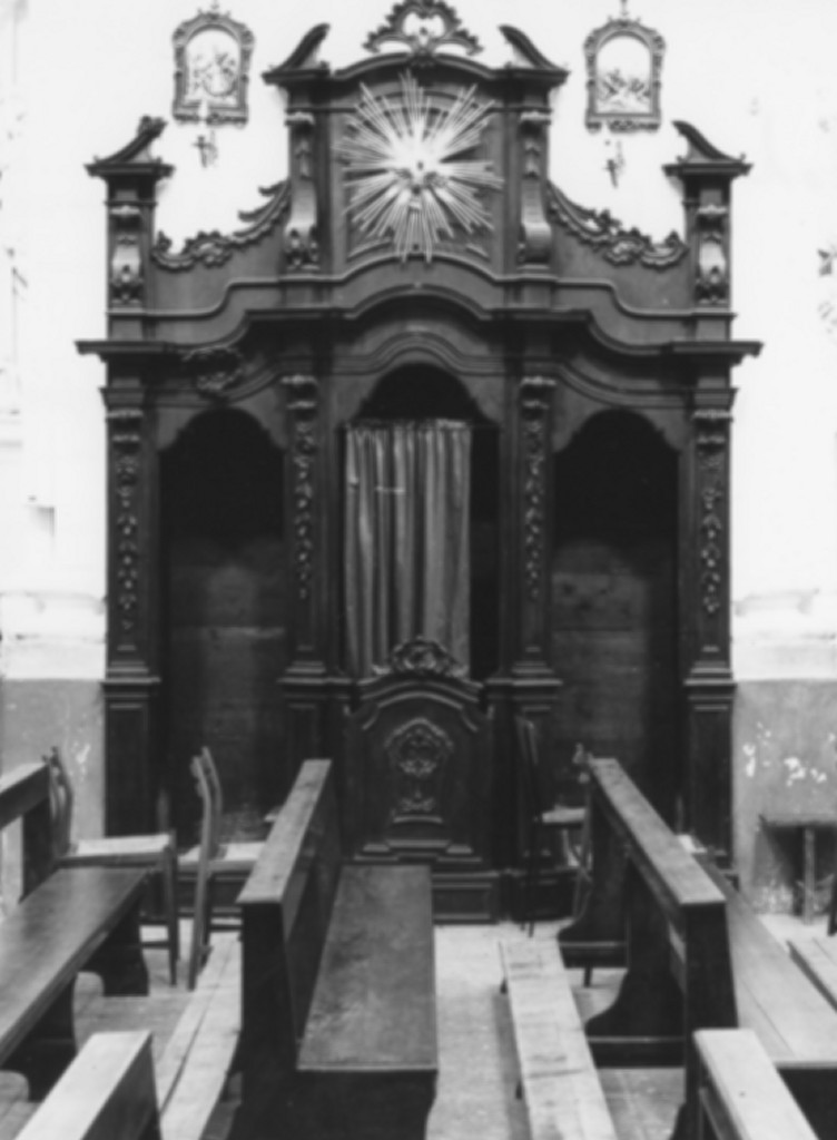 confessionale, serie di De Fabriziis Fabrizio (attribuito) (sec. XVIII)