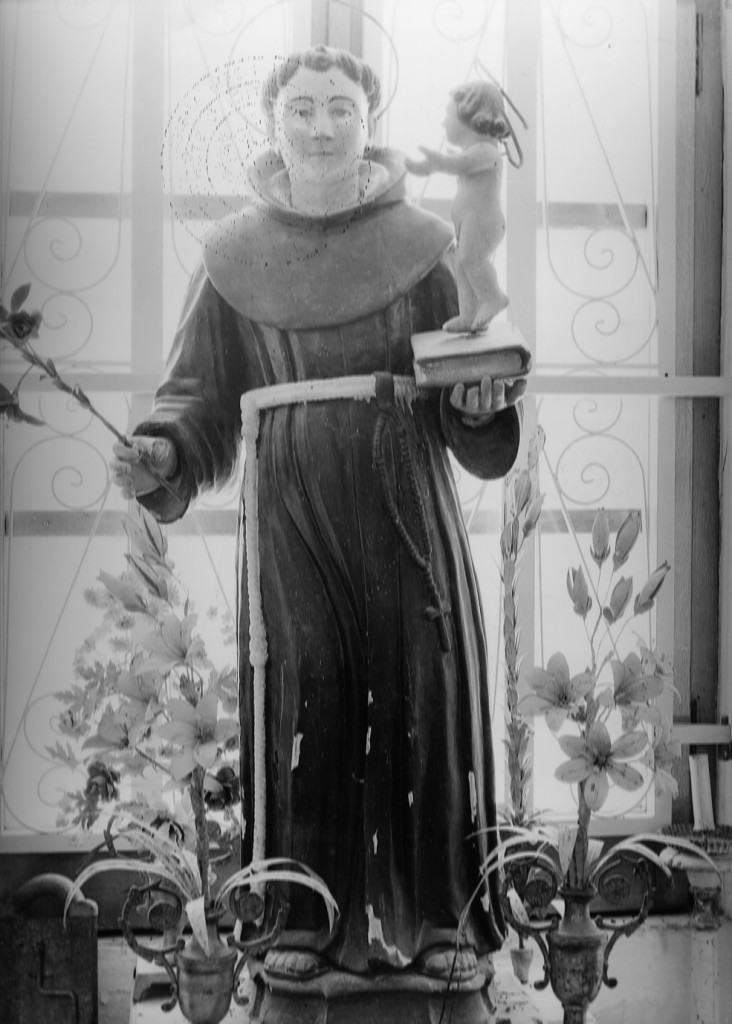 S. Antonio da Padova con Gesu' Bambino (statua) - ambito Italia meridionale (secc. XIX/ XX)