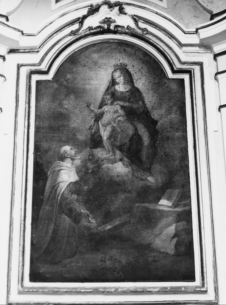 Madonna e santo (dipinto) - ambito Italia centrale (sec. XIX)