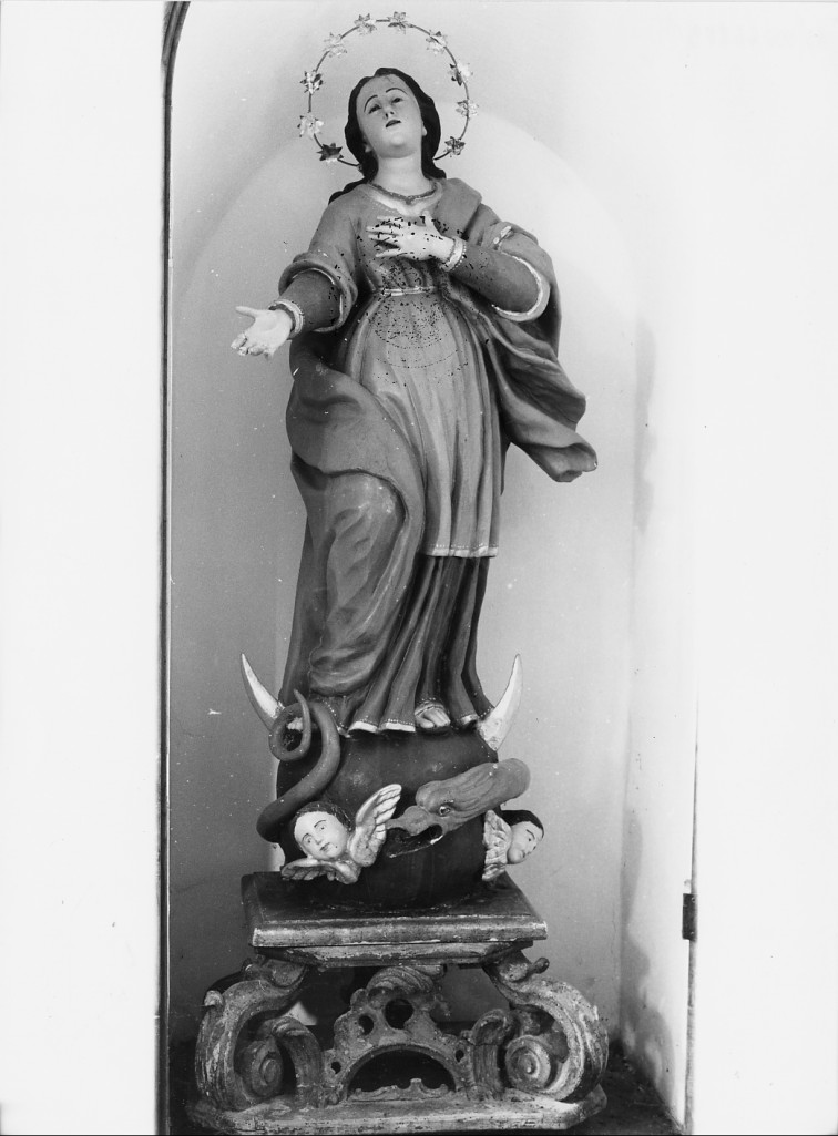 Madonna (statua) - ambito Italia centrale (sec. XIX)