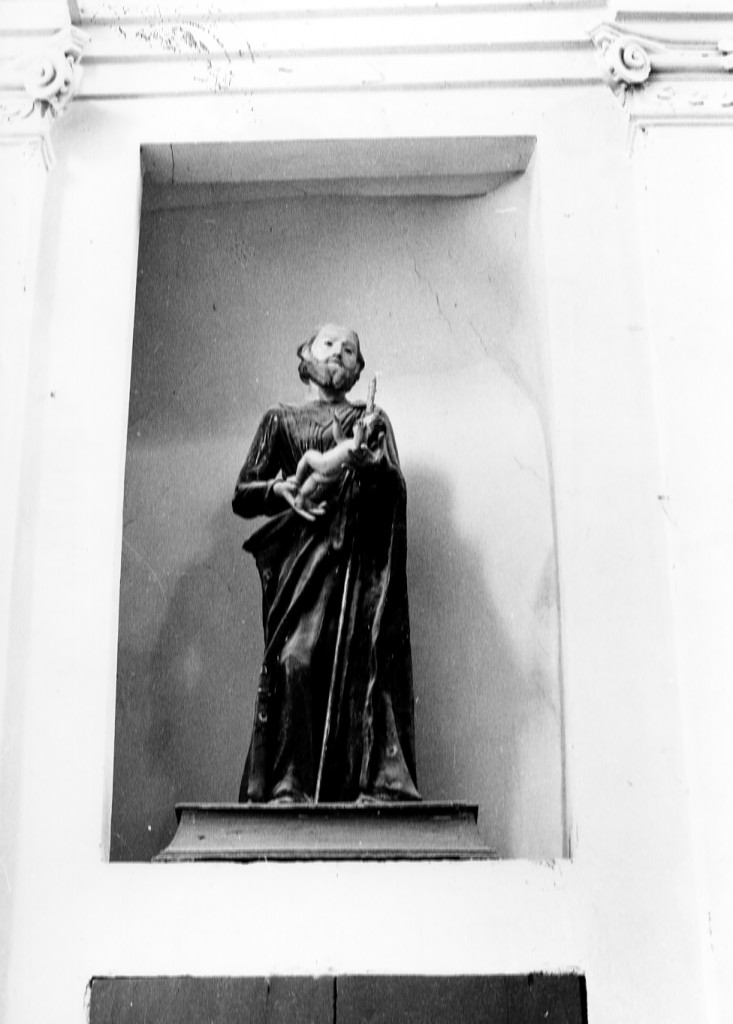 S. Giuseppe e Gesu' Bambino (statua) - ambito leccese (seconda metà sec. XIX)