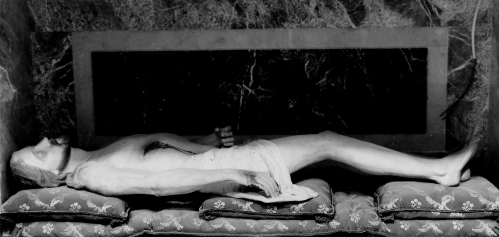 Cristo morto (statua) - ambito Italia centrale (sec. XIX)