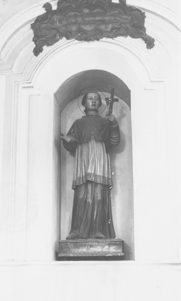 S. Carlo Borromeo (statua) - ambito dell'Italia centrale (sec. XVIII)