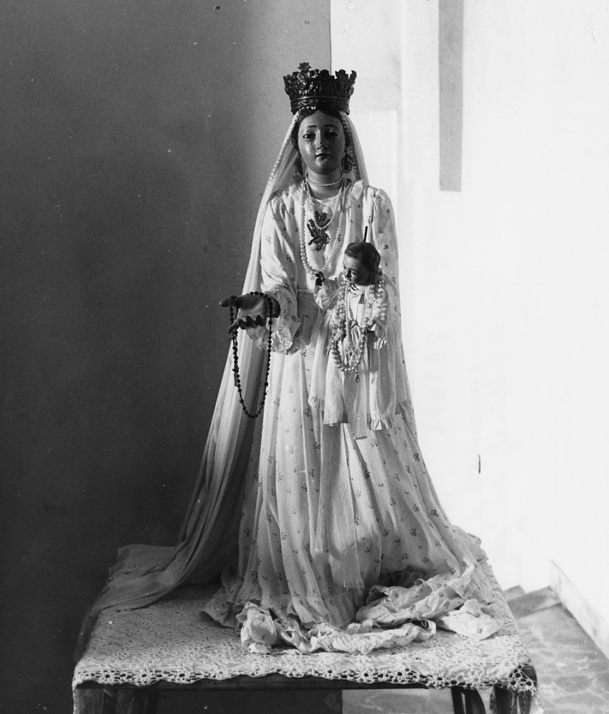 Madonna del Rosario (statua) - ambito dell'Italia centrale (seconda metà sec. XIX)