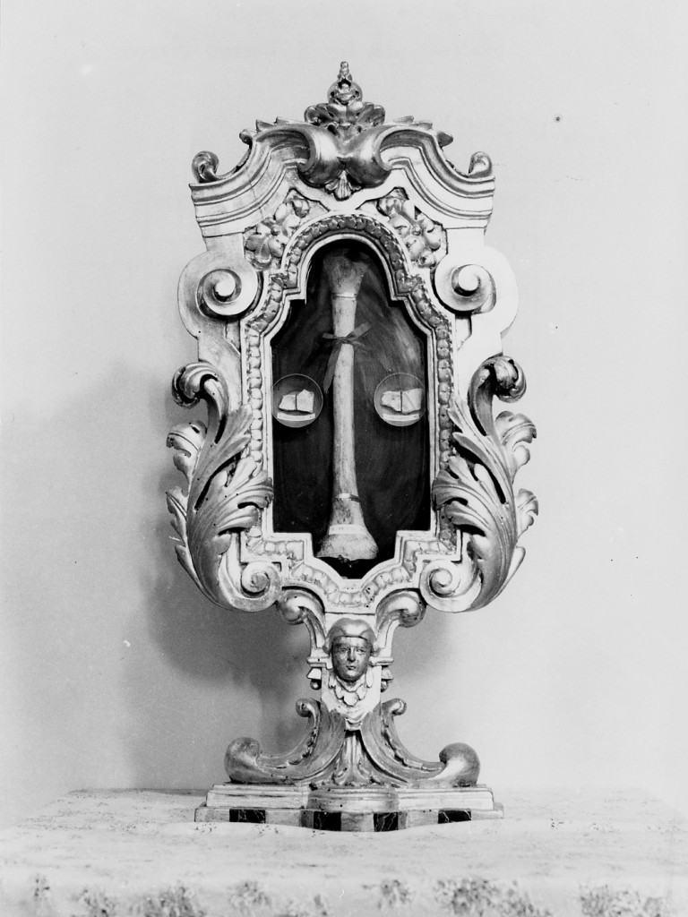 reliquiario, serie - ambito Italia centrale (sec. XVIII)