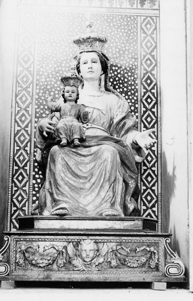 Madonna con Bambino (statua) - ambito Italia centrale (sec. XIX)