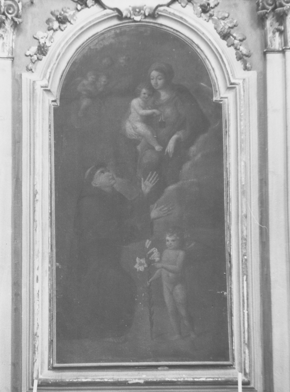 MADONNA CON BAMBINO E SANT'ANTONIO (dipinto) - ambito Italia centrale (sec. XVIII)