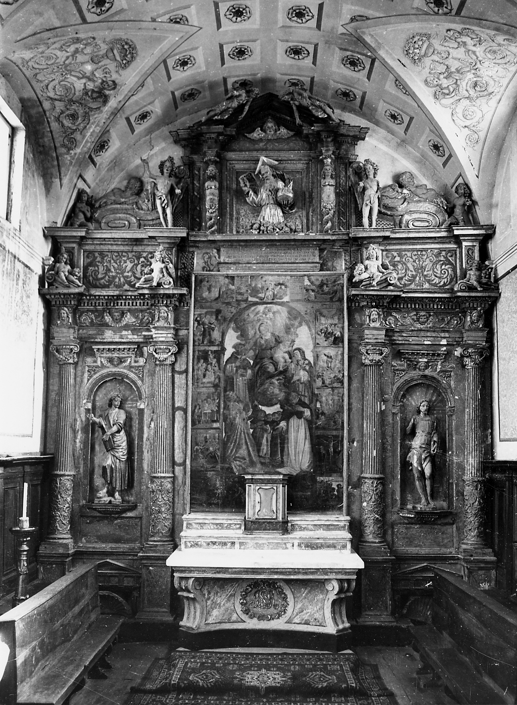 mostra d'altare - ambito Italia centrale (sec. XVII)