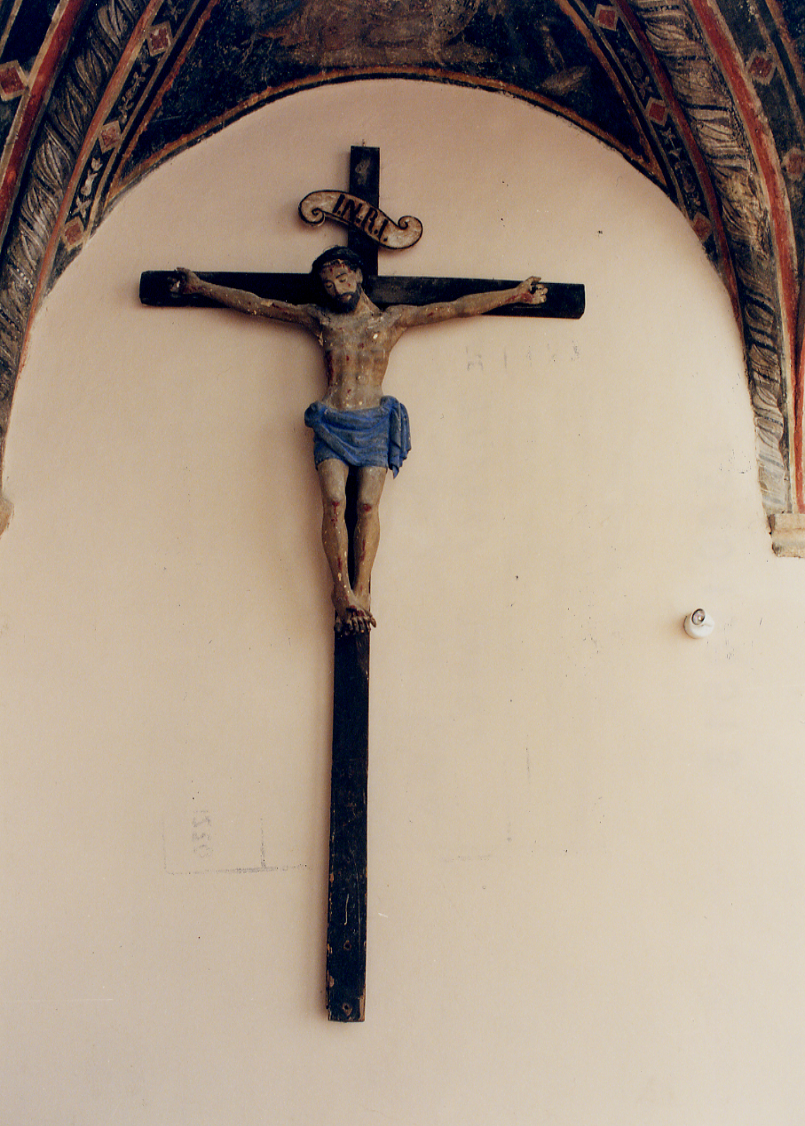 CRISTO CROCIFISSO (scultura, opera isolata) - ambito abruzzese (sec. XVI)