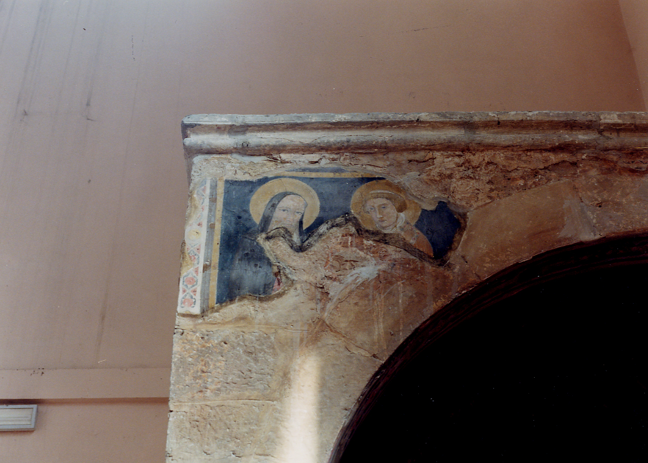 SANTI (dipinto, frammento) - ambito abruzzese (prima metà sec. XIV)