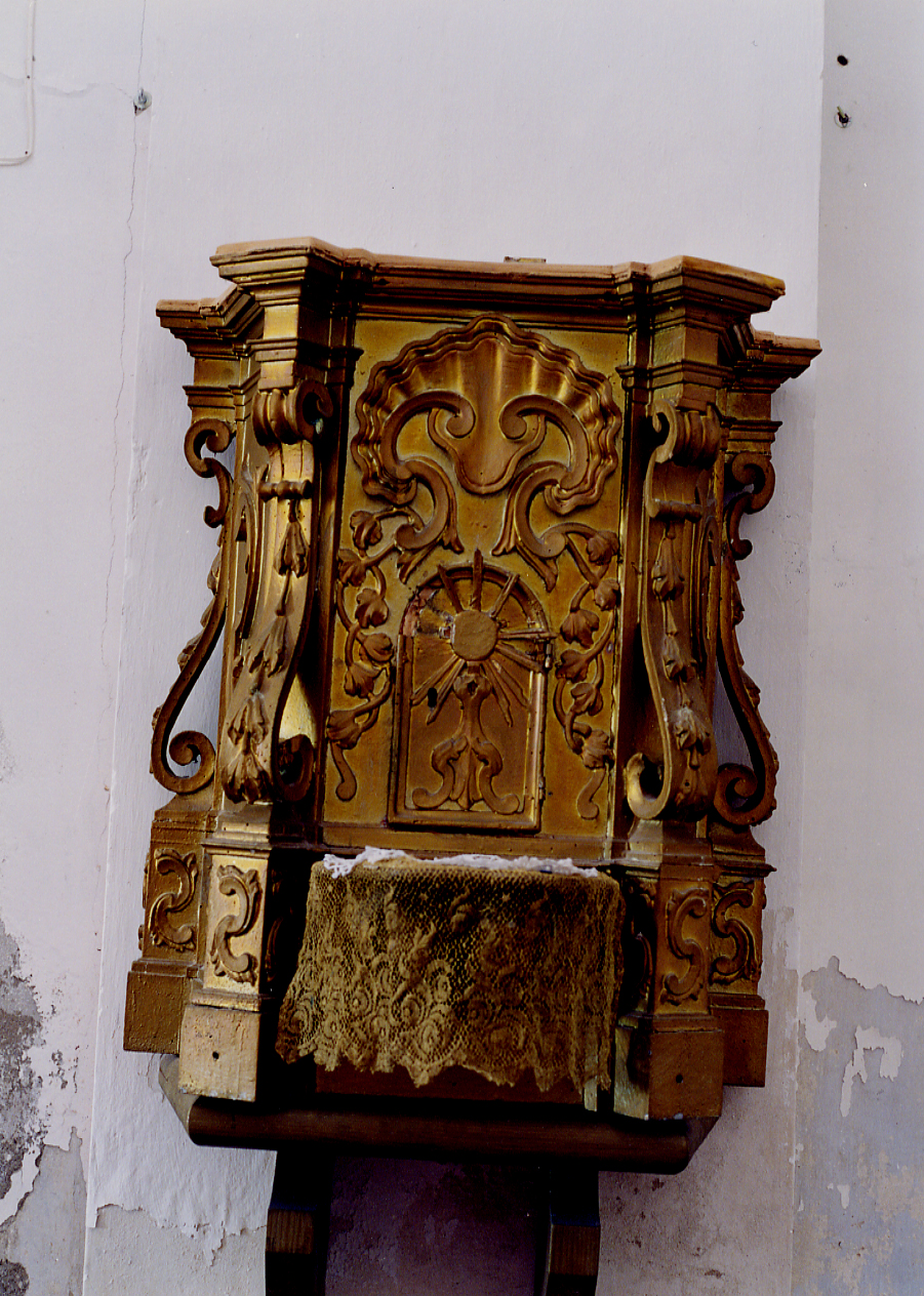 tabernacolo - a tempietto - ambito abruzzese (prima metà sec. XVII)