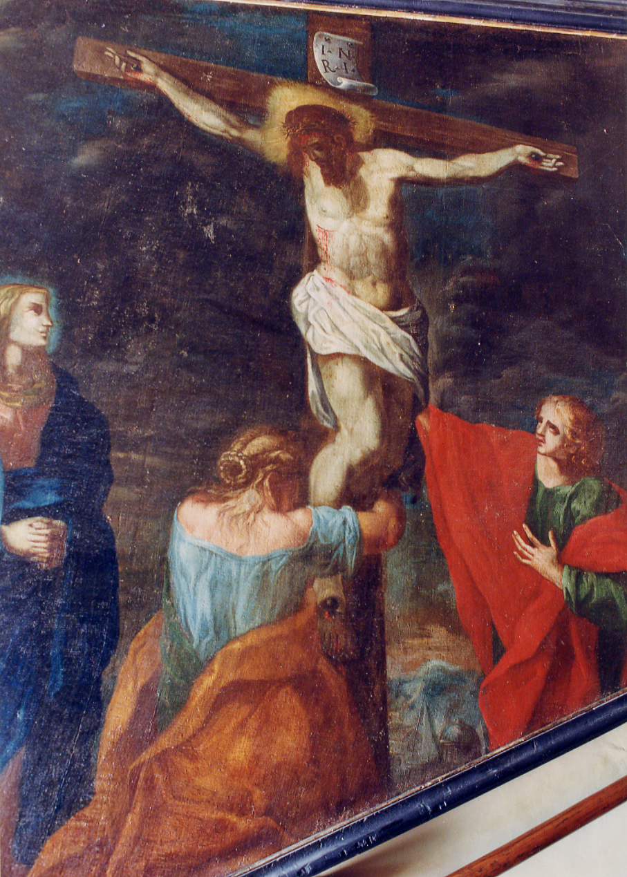 CROCIFISSIONE DI CRISTO (dipinto, ciclo) - ambito napoletano (seconda metà sec. XVII)