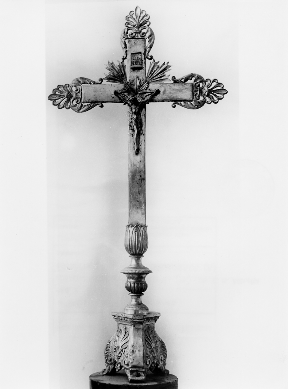 croce processionale - bottega abruzzese (sec. XIX)