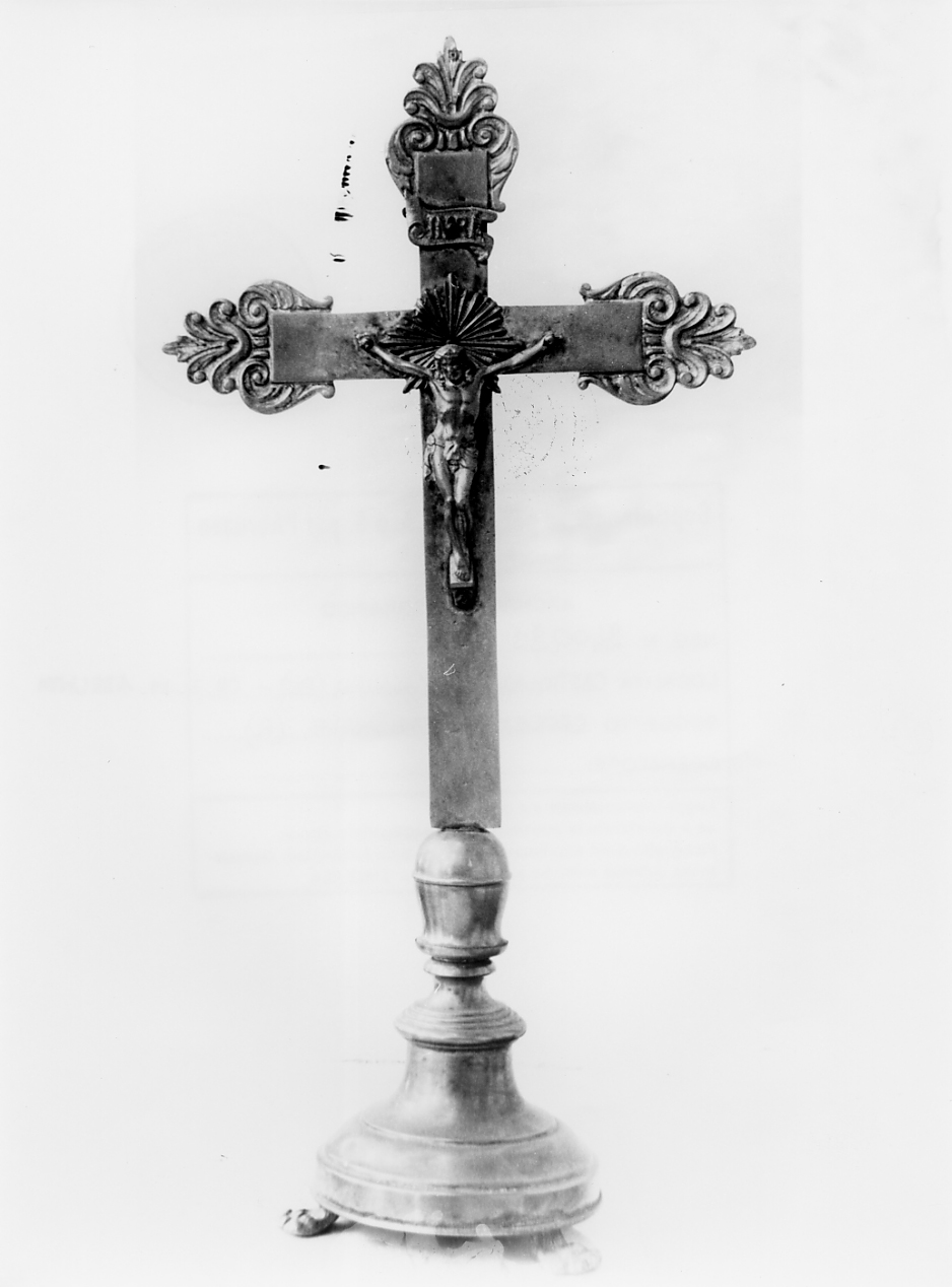 croce processionale - bottega abruzzese (sec. XIX)