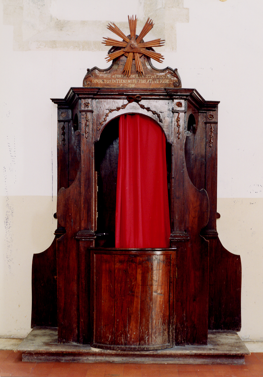 confessionale - ambito abruzzese (sec. XIX)