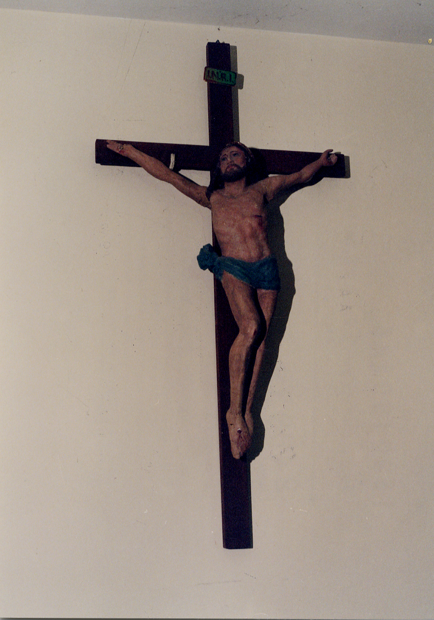 CRISTO CROCIFISSO (scultura) - ambito abruzzese (sec. XVII)