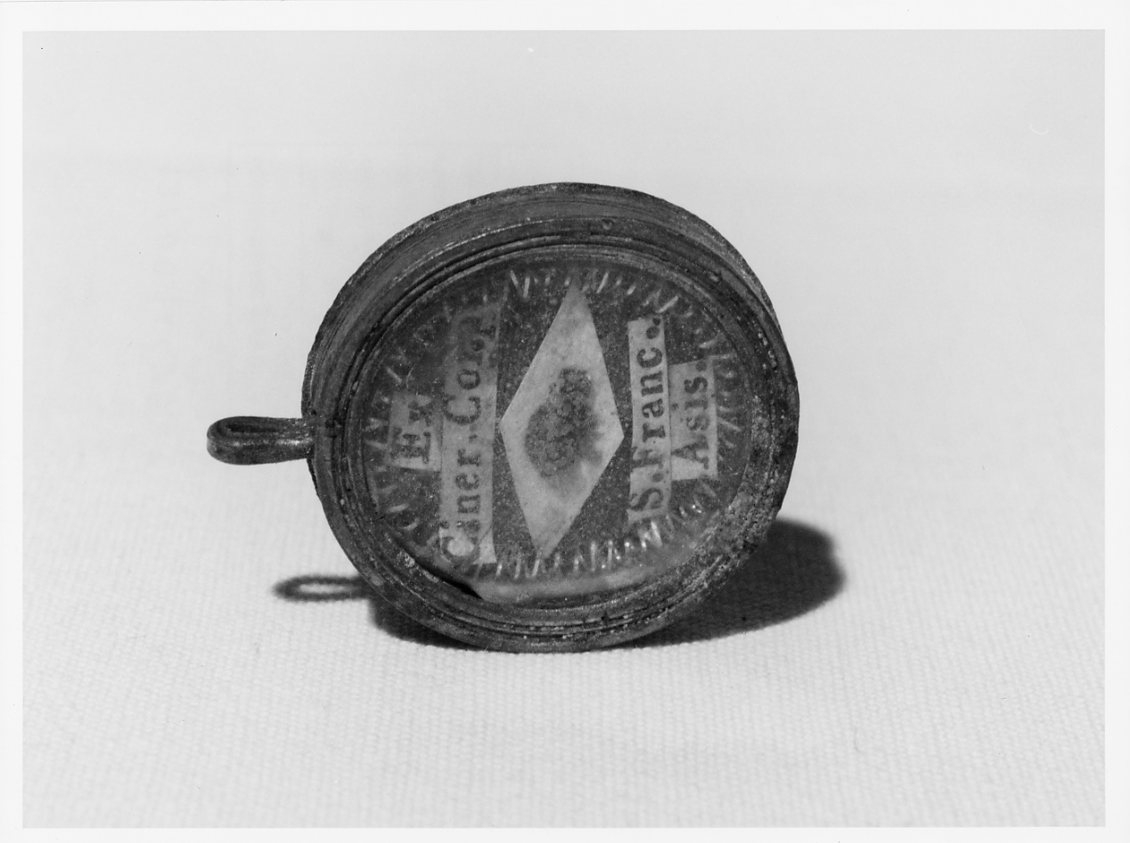 reliquiario a capsula - bottega italiana (secc. XVIII/ XIX)