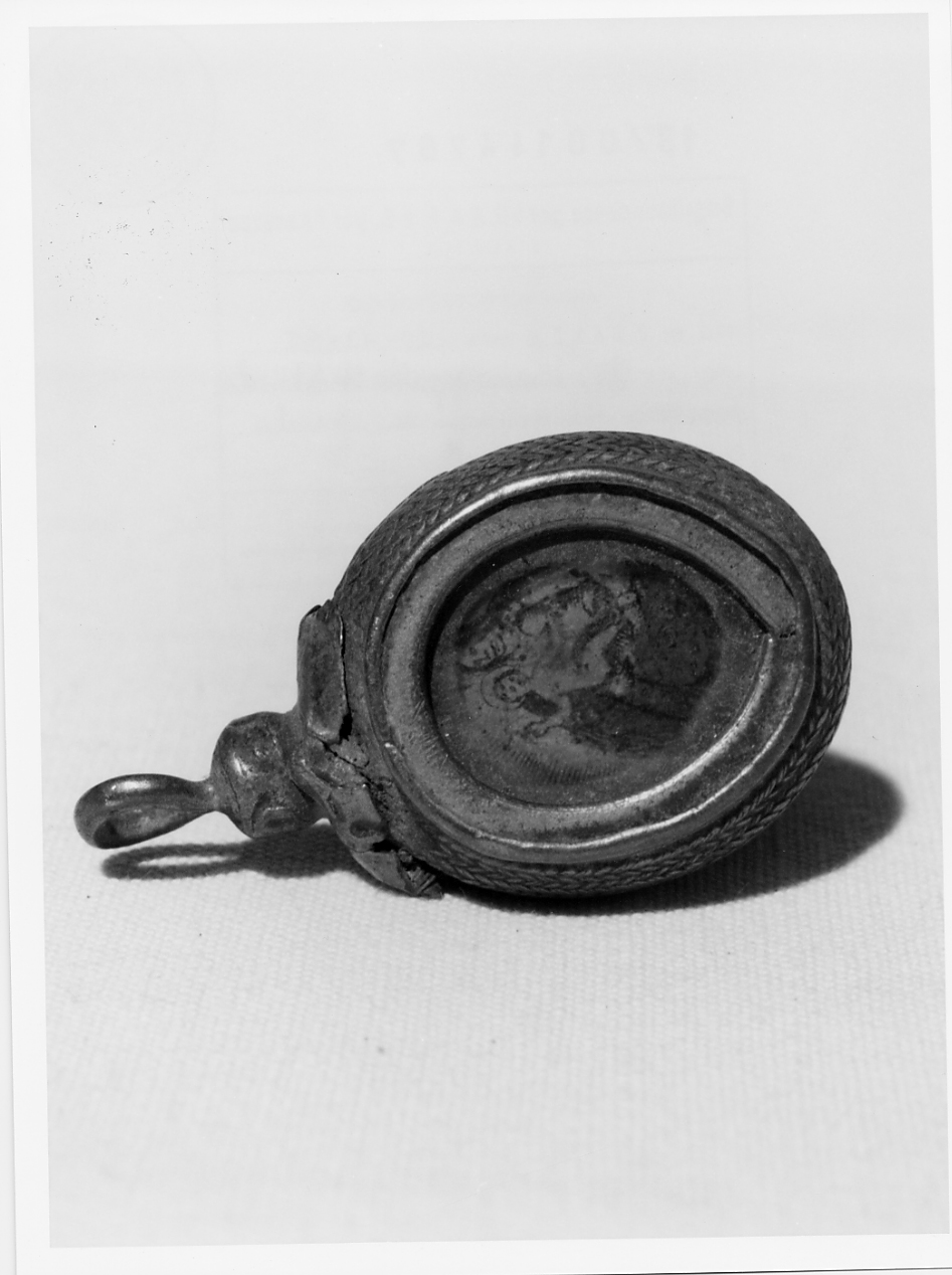 reliquiario a capsula - bottega italiana (sec. XIX)