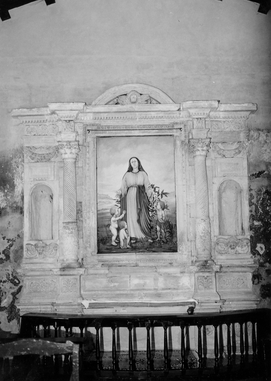 altare maggiore, opera isolata - ambito abruzzese (sec. XVII)