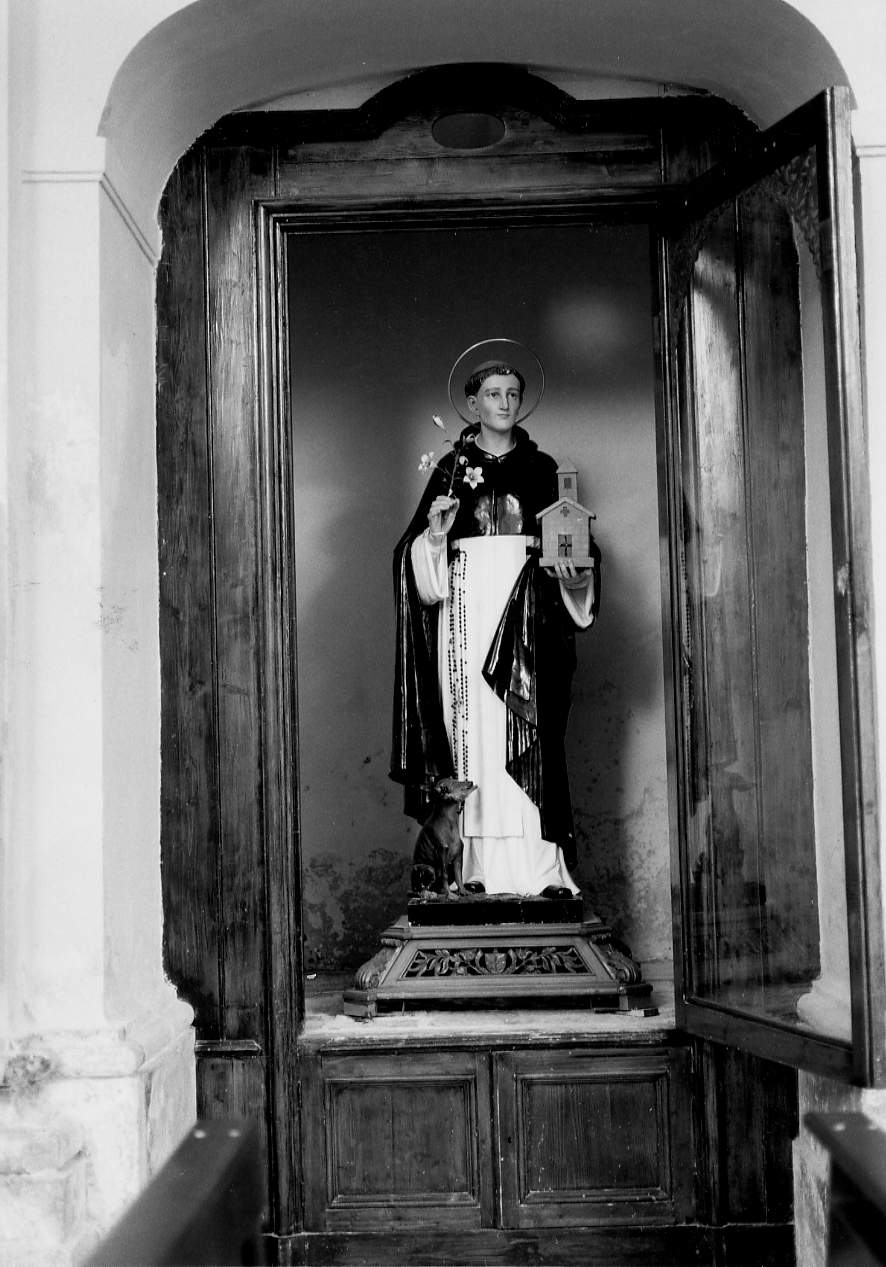 SAN DOMENICO (statua, opera isolata) - ambito abruzzese (prima metà sec. XIX)