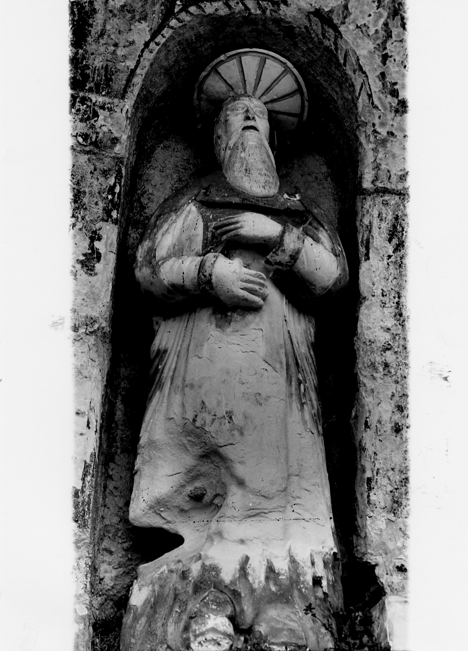 SANT'ANTONIO ABATE (statua, opera isolata) - bottega abruzzese (fine, inizio sec. XVI, sec. XVII)