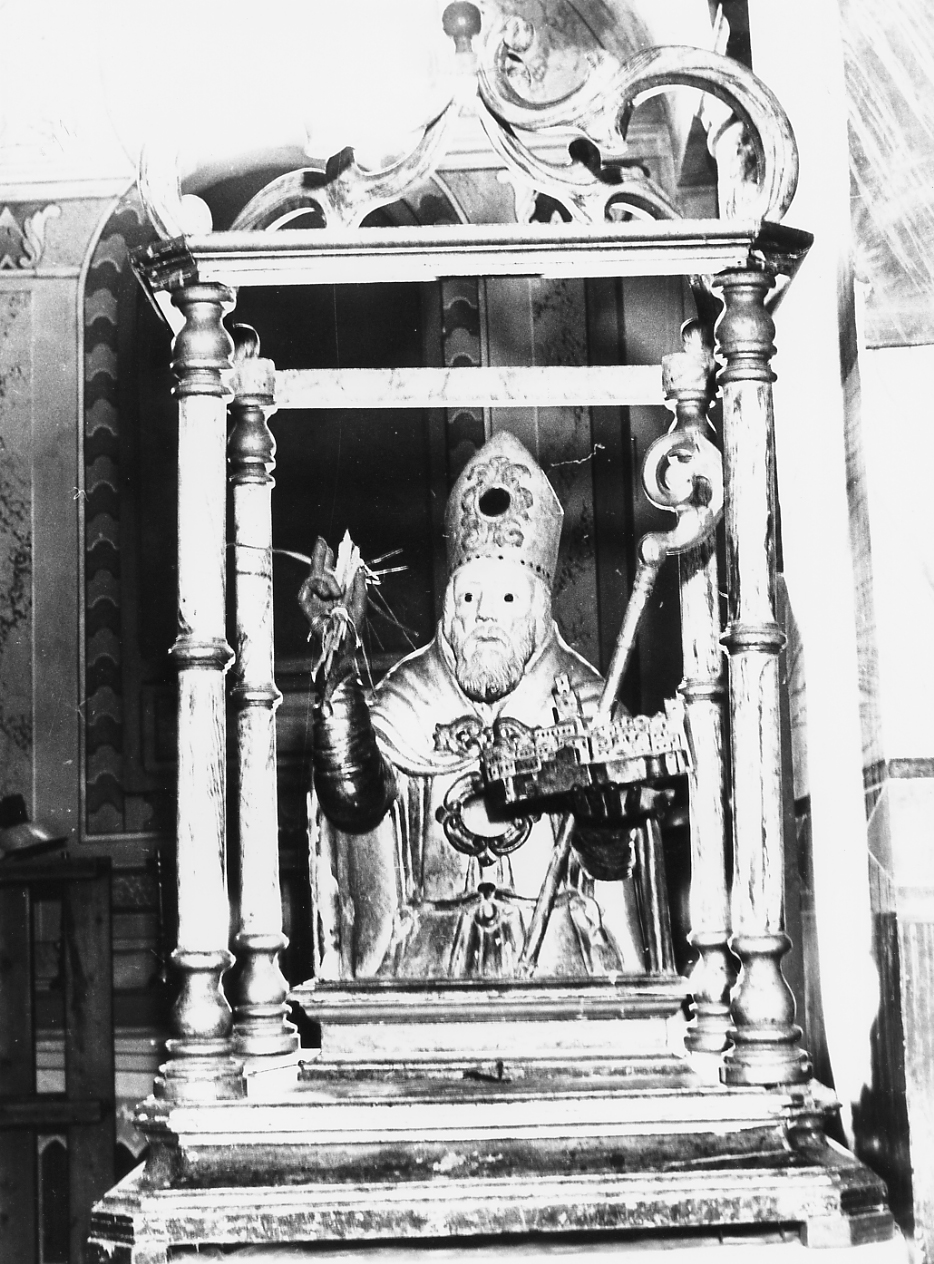 SAN MARCO EVANGELISTA (reliquiario - a busto) - ambito abruzzese (sec. XVIII)