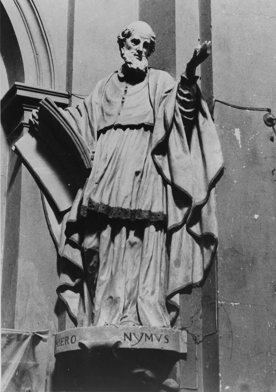 SAN GIROLAMO (statua, opera isolata) - ambito abruzzese (sec. XVIII)