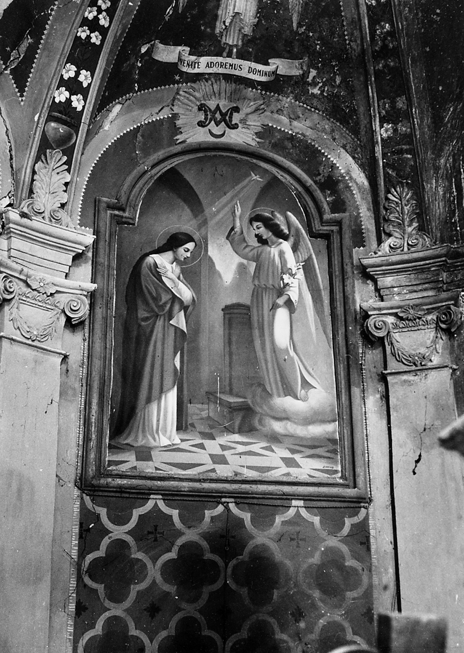 ANNUNCIAZIONE (dipinto) - ambito Italia centrale (ultimo quarto sec. XIX)