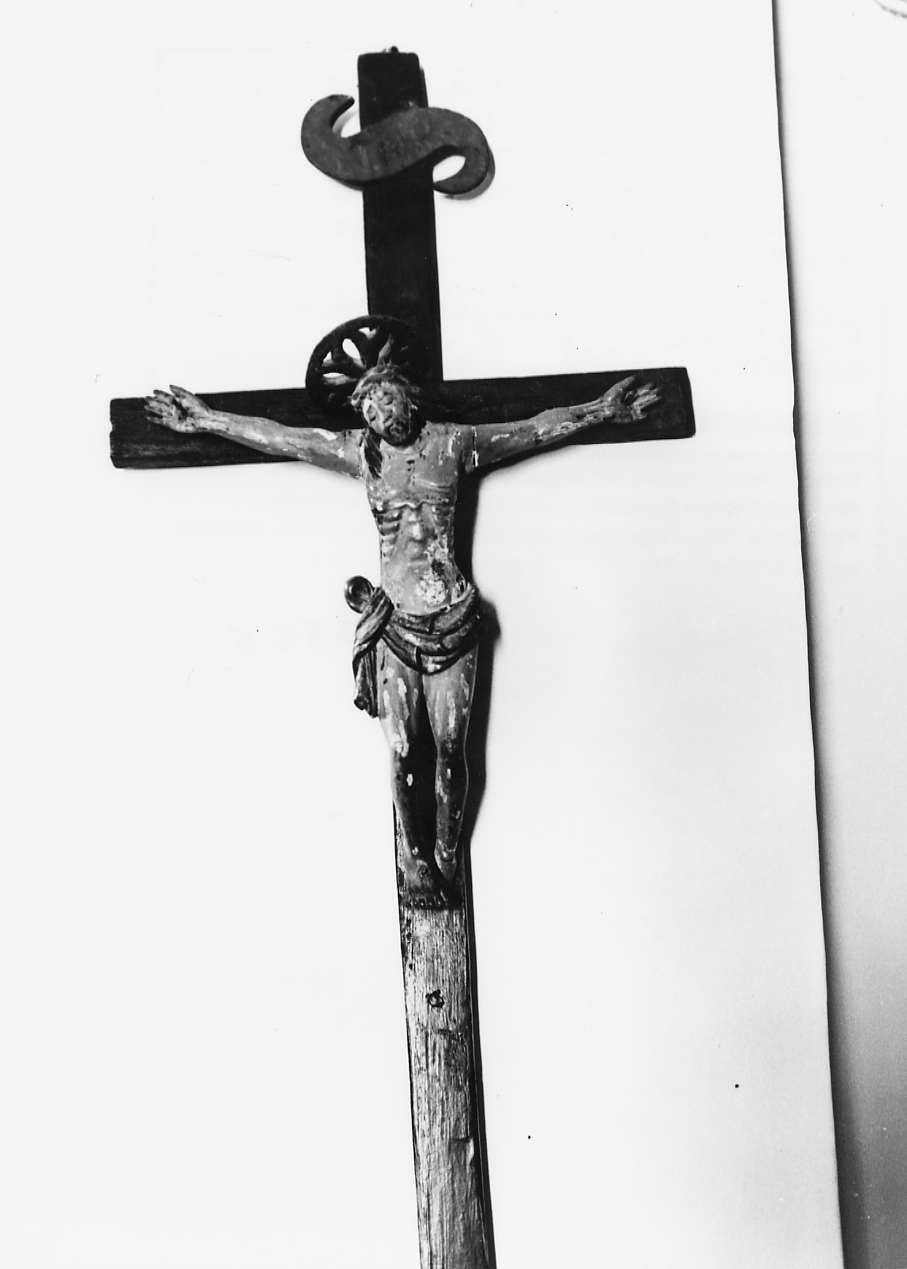 CRISTO CROCIFISSO (scultura, opera isolata) - ambito abruzzese (sec. XVII)
