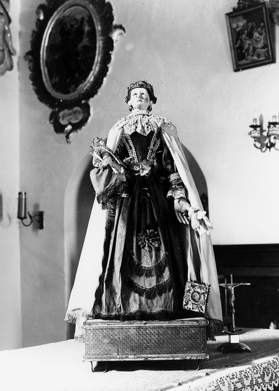 MADONNA CON BAMBINO (statua, opera isolata) - ambito abruzzese (sec. XIX)