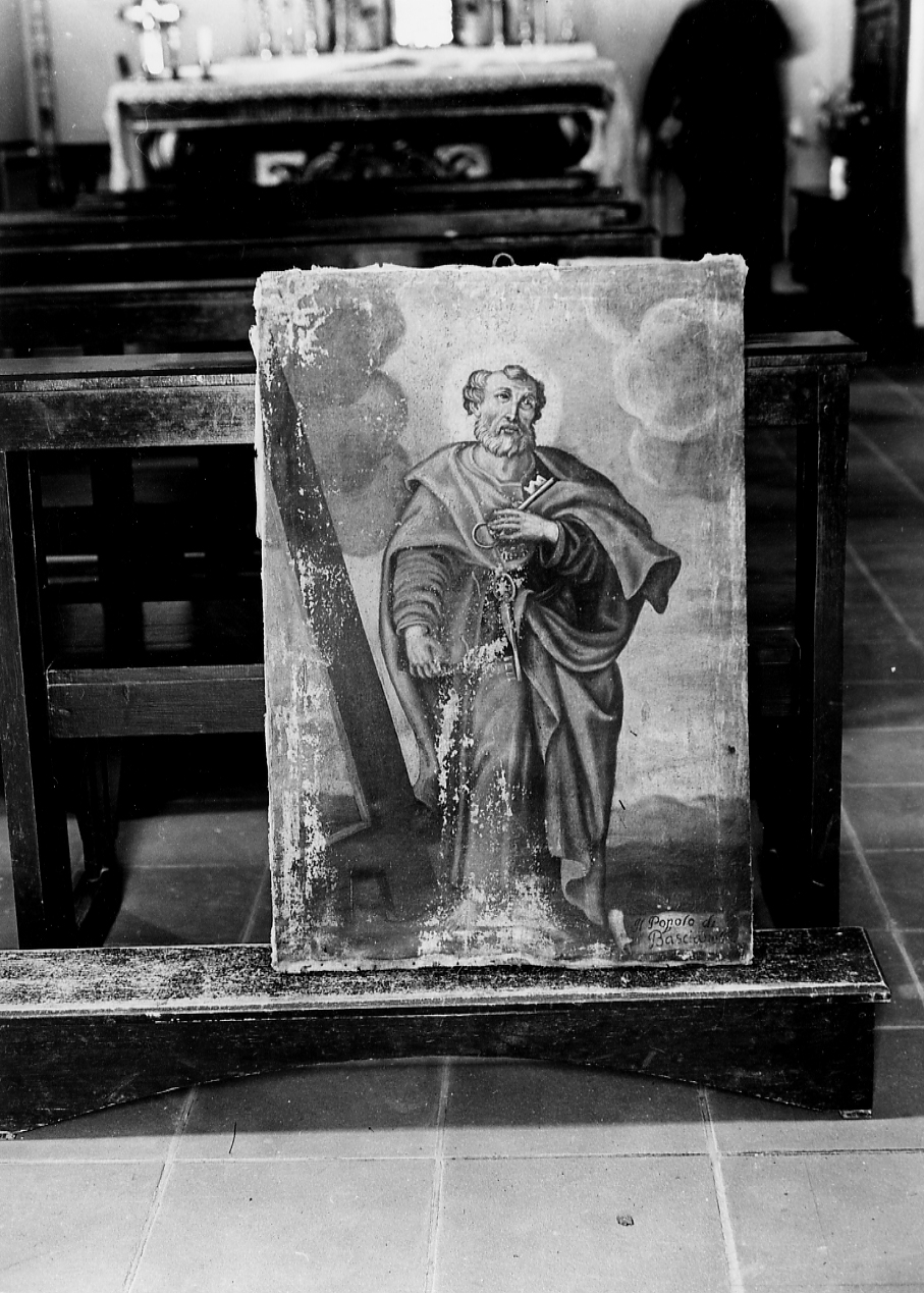 SAN PIETRO APOSTOLO (dipinto, opera isolata) - ambito abruzzese (secc. XVII/ XVIII)