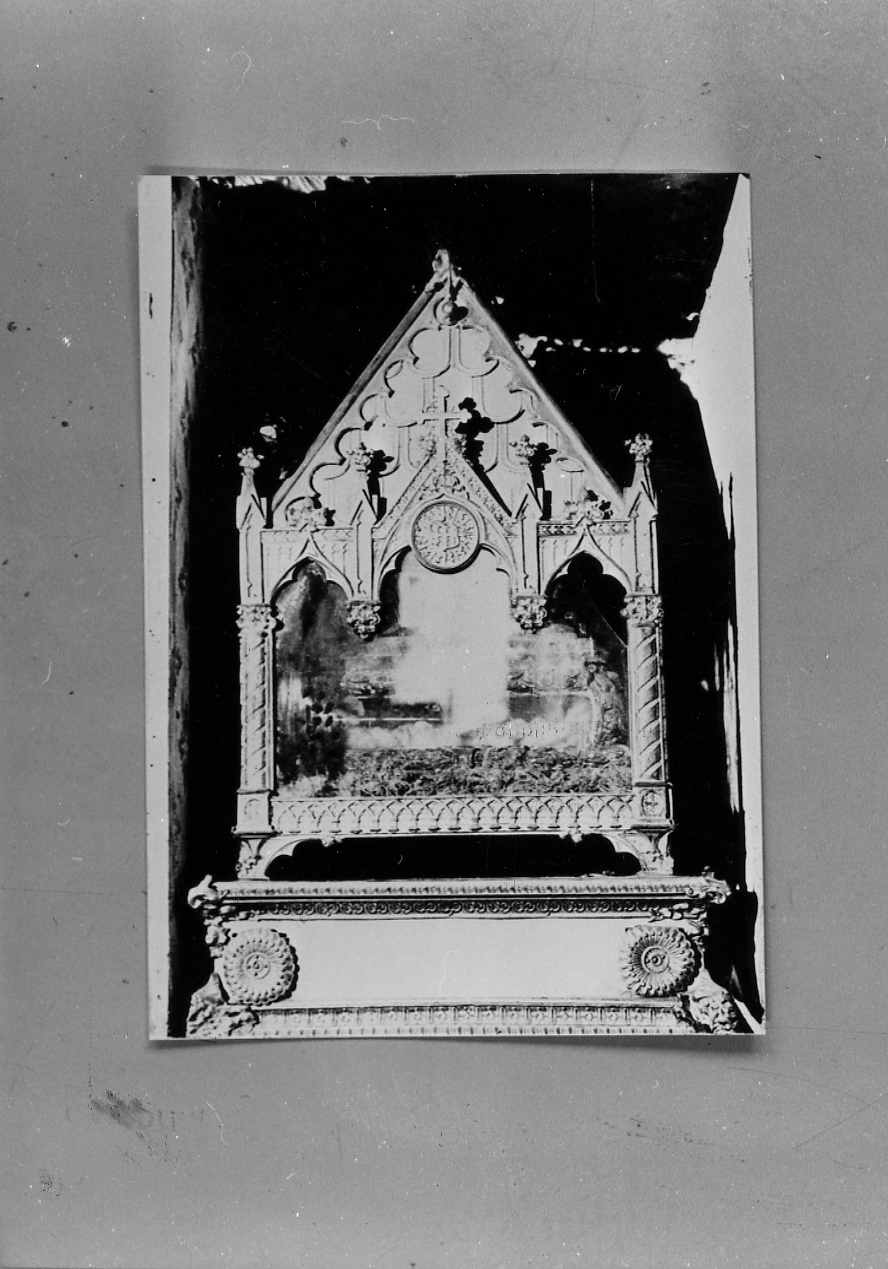 reliquiario - ambito abruzzese (sec. XIX)