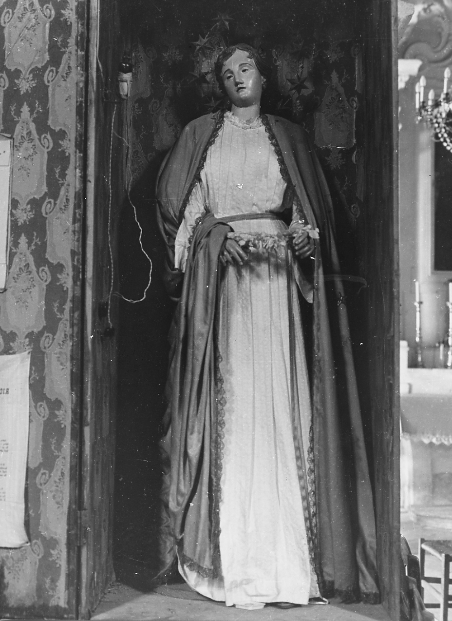 IMMACOLATA CONCEZIONE (statua) - ambito abruzzese (sec. XIX)