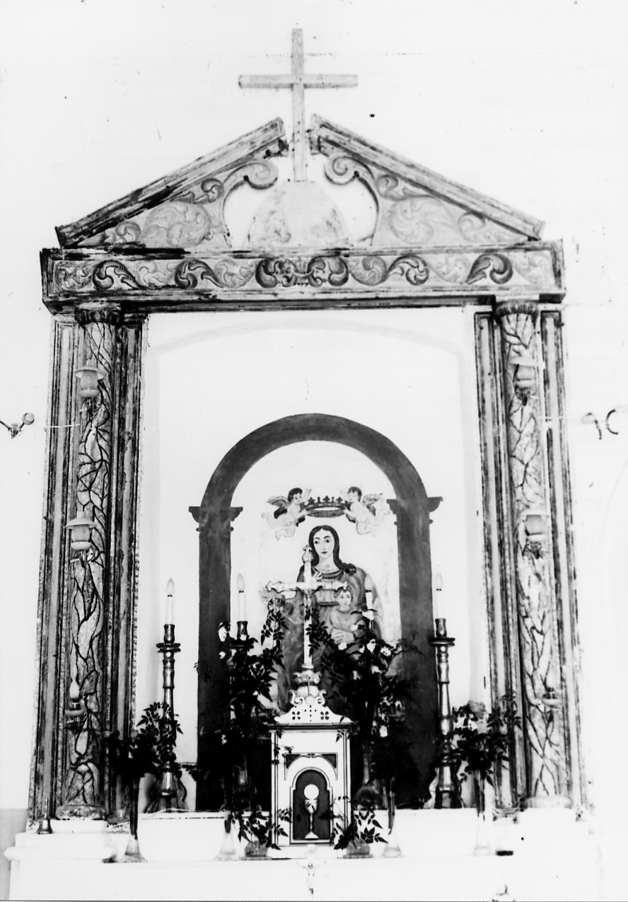 mostra d'altare - ambito abruzzese (sec. XVII)