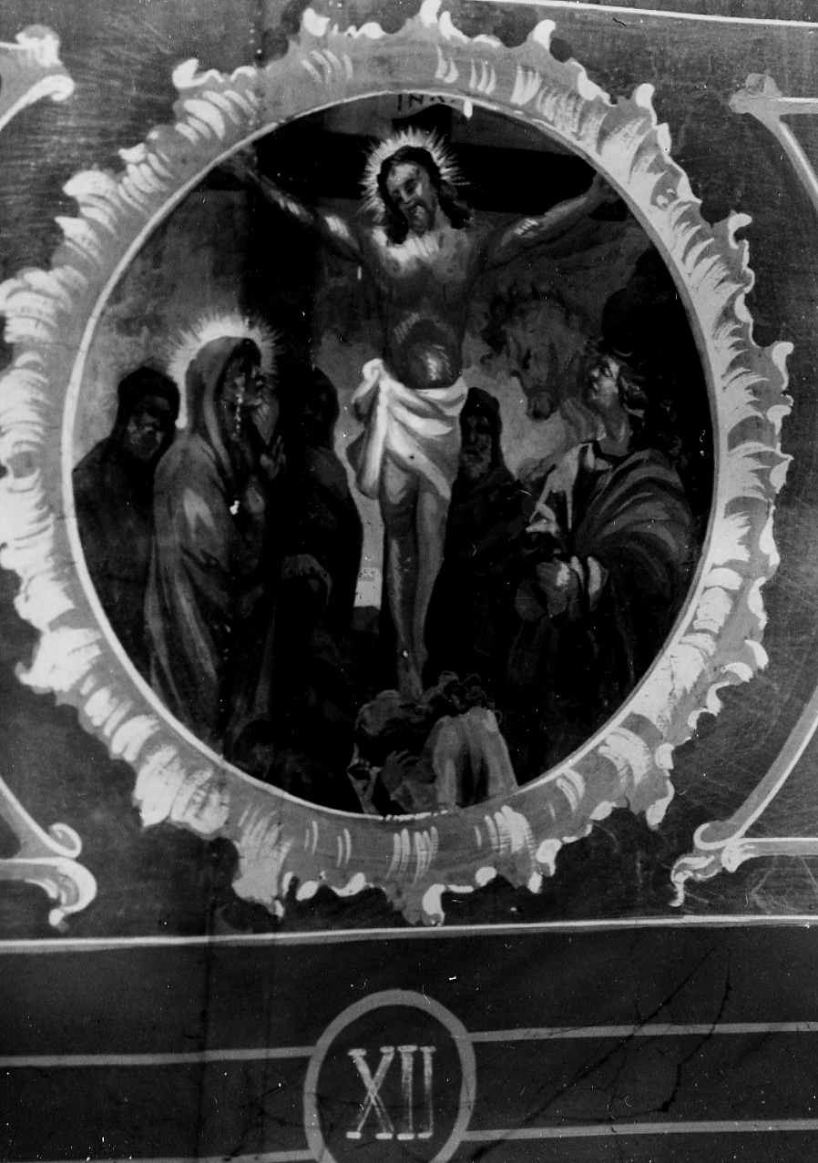 STAZIONE XII: GESU' INNALZATO E MORTO IN CROCE (Via Crucis) - ambito abruzzese (sec. XX)