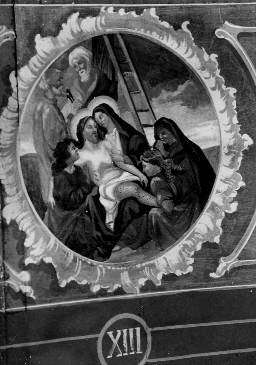 STAZIONE XIII: GESU' DEPOSTO DALLA CROCE (Via Crucis) - ambito abruzzese (sec. XX)