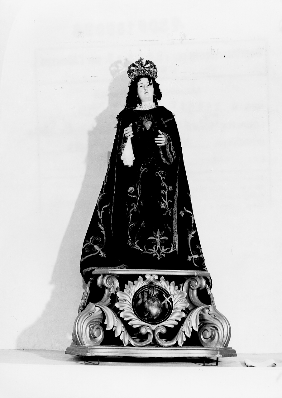 MADONNA ADDOLORATA (statua) - ambito abruzzese (sec. XVIII)